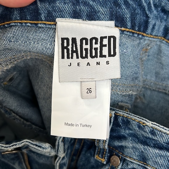 Ragged Jeans - Dark Wash, Crop Flare - Size 26 - Picture 2 of 5
